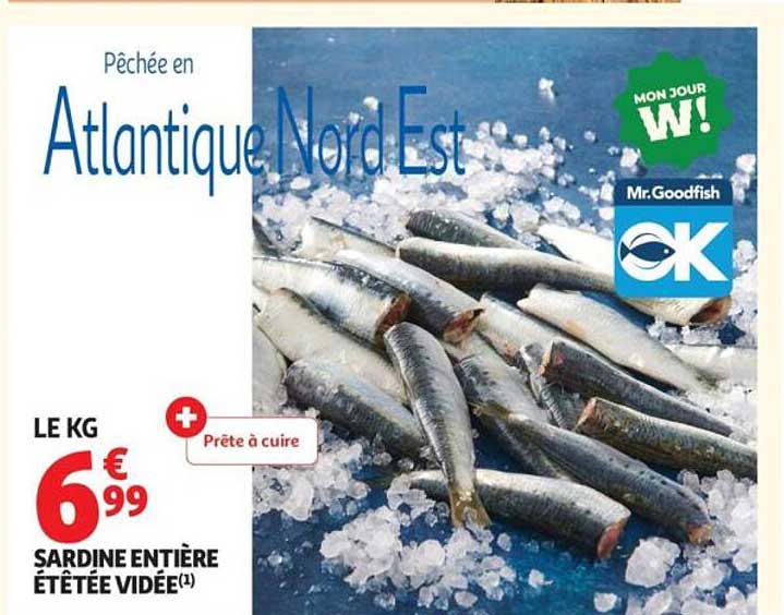 Mr.Goodfish Sardine entière étêtée vidée