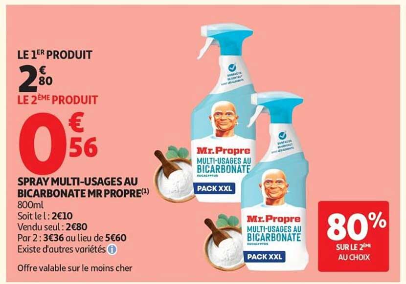 Mr.Propre Multi-usages au Bicarbonate