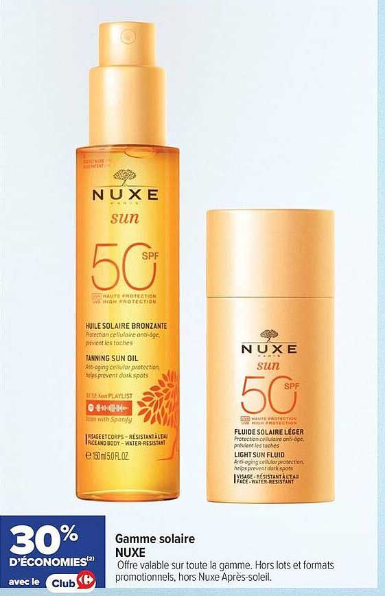 NUXE sun 50 SPF
