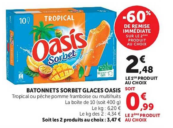 Oasis sorbet