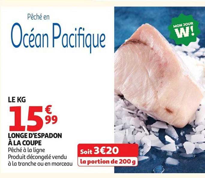 Océan Pacifique LongE d’Espadon