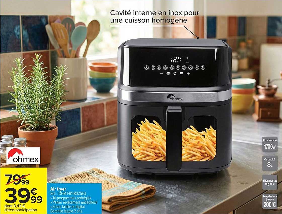 Ohmex Air fryer