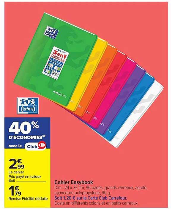 Oxford Cahier Easybook