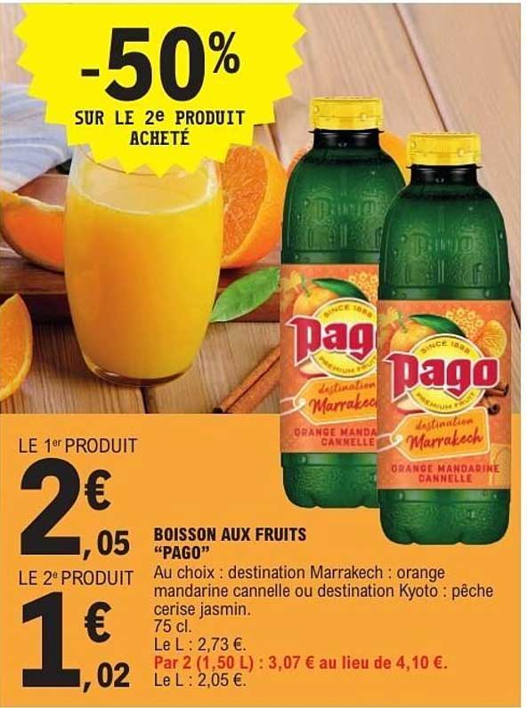 Pago Boisson aux fruits