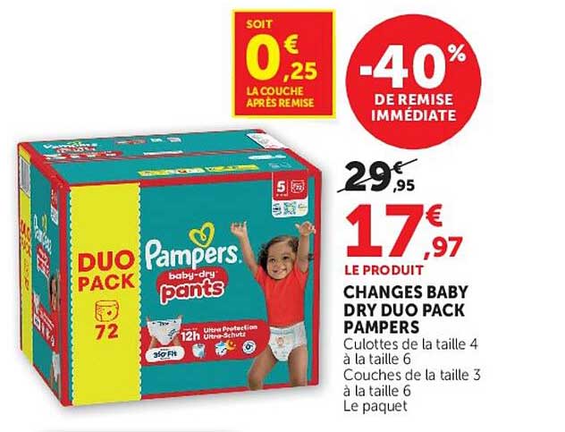 Pampers baby-dry pants