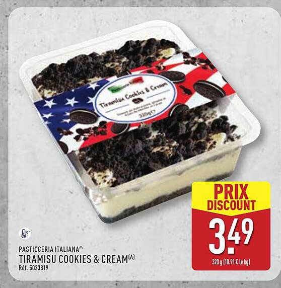 PASTICCERIA ITALIANA TIRAMISU COOKIES & CREAM