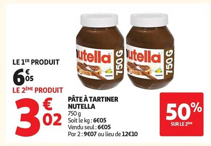 PÂTE À TARTINER NUTELLA