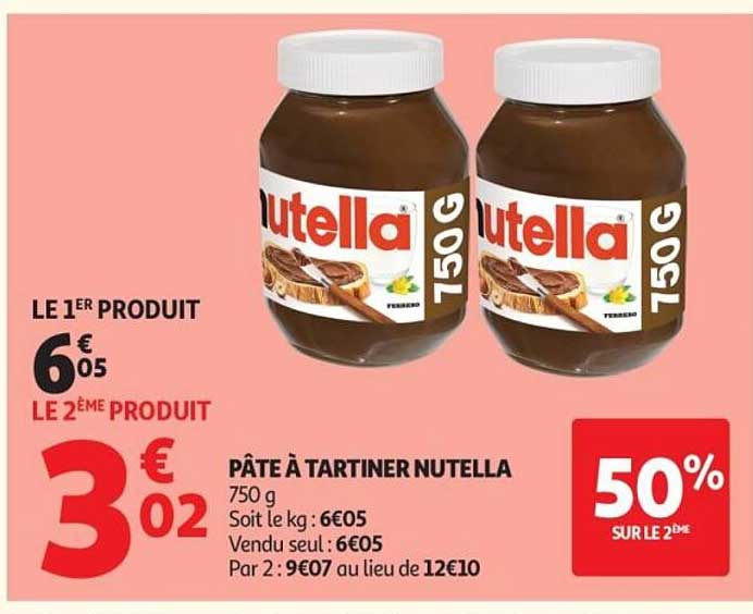 PÂTE À TARTINER NUTELLA