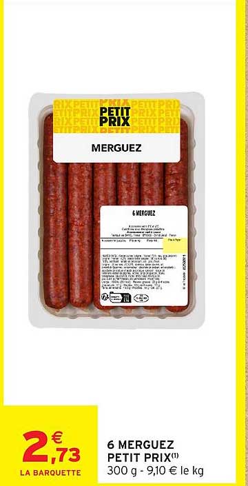 PETIT PRIX MERGUEZ