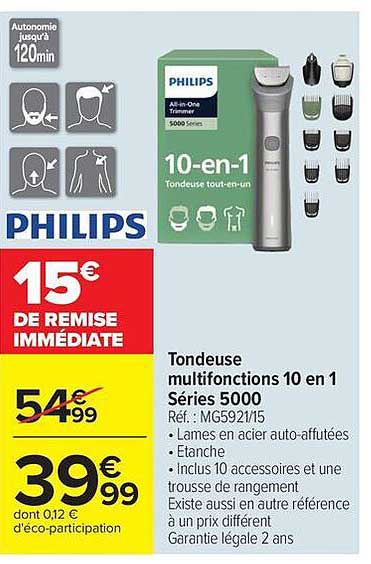 PHILIPS Tondeuse multifonctions 10 en 1