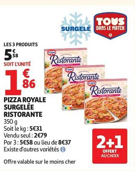 Pizza Royale Surgelée Ristorante