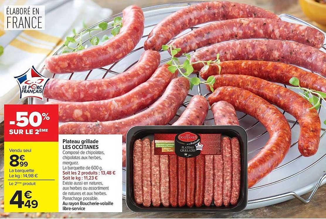 Plateau grillade LES OCCITANES