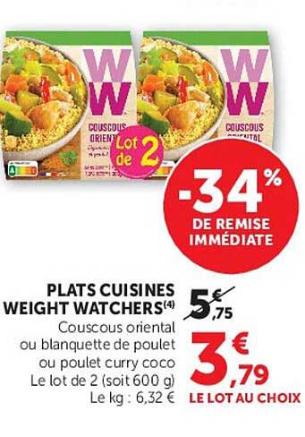 PLATS CUISINES WEIGHT WATCHERS