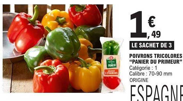 POIVRONS TRICOLORES
