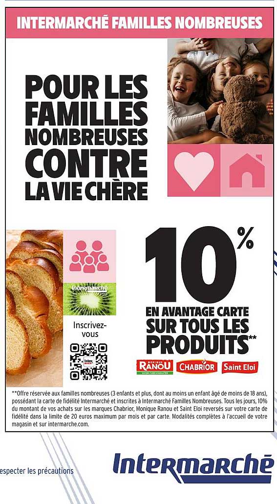 POUR LES FAMILLES NOMBREUSES CONTRE LA VIE CHÈRE
