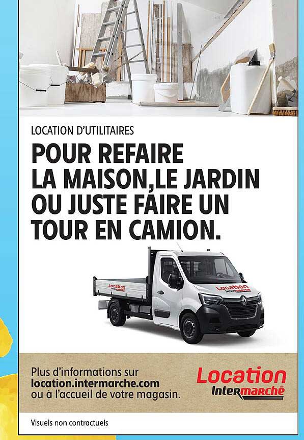 POUR REFAIRE LA MAISON,LE JARDIN OU JUSTE FAIRE UN TOUR EN CAMION