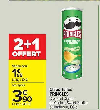 Pringles Chips Tuiles