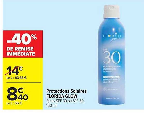 Protections Solaires FLORIDA GLOW