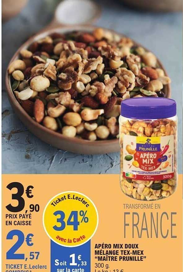 Prunille Apéro Mix Tex-Mex