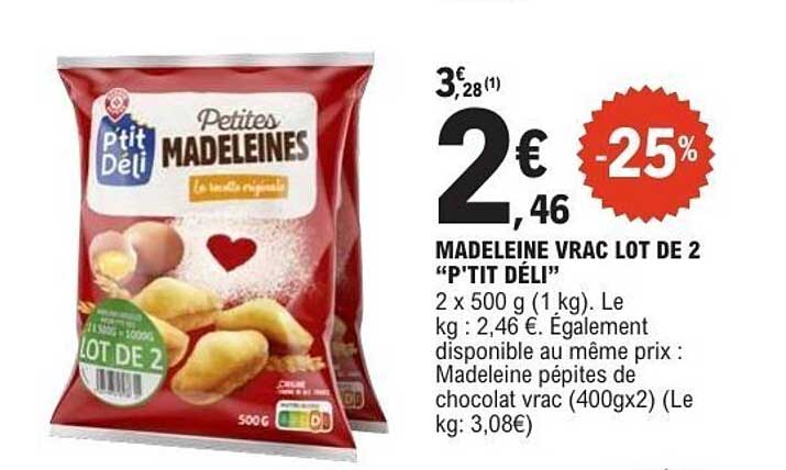 P’tit Déli Madeleines
