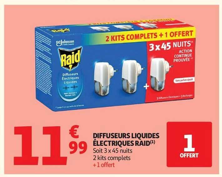 Raid Diffuseurs Liquides Électriques