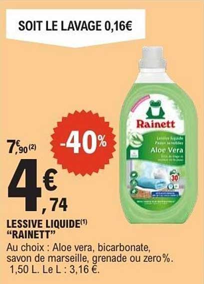 Rainett Lessive liquide