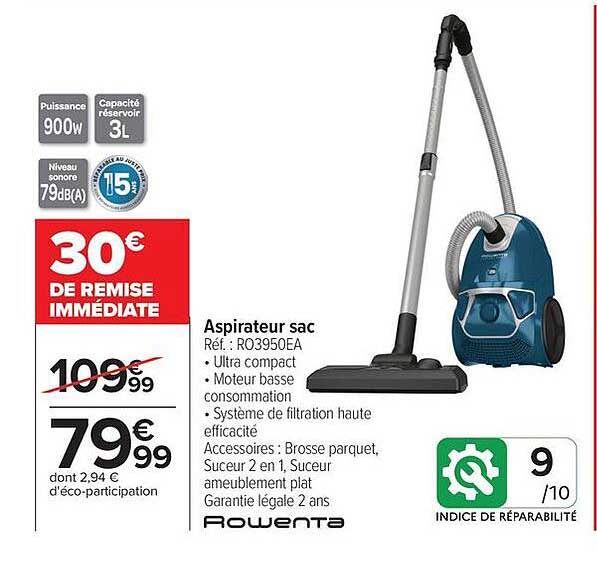 Rowenta Aspirateur sac