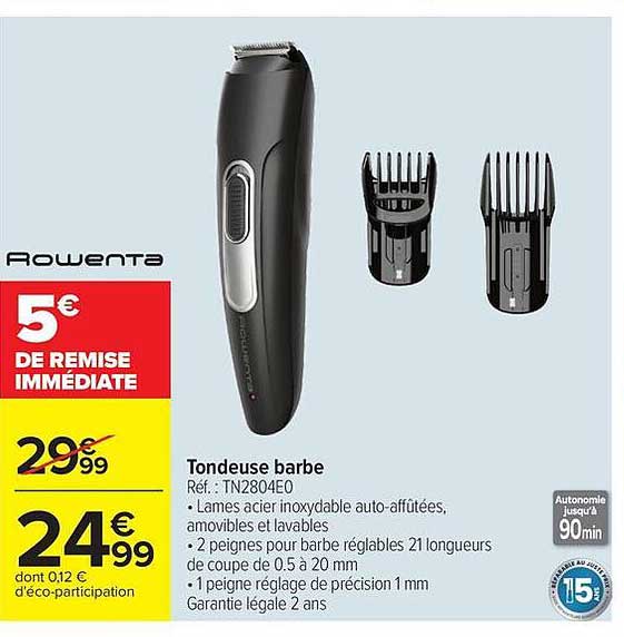 Rowenta Tondeuse barbe