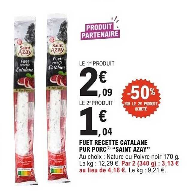 Saint Azay Fuet recette Catalane