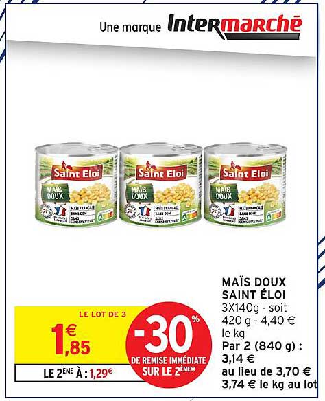 Saint Eloi Maïs doux