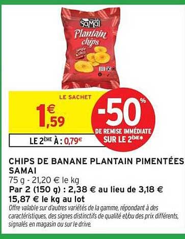 Samai Plantain chips