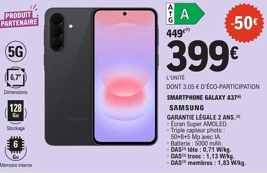 SAMSUNG SMARTPHONE GALAXY A37