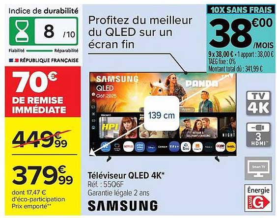 SAMSUNG Téléviseur QLED 4K