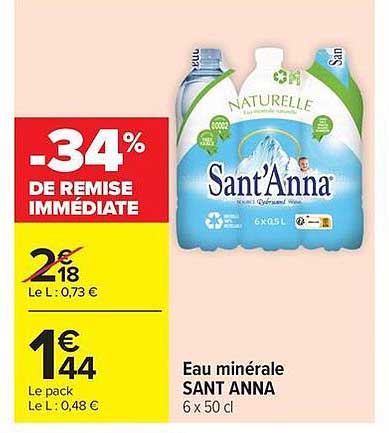 Sant'Anna Eau minérale