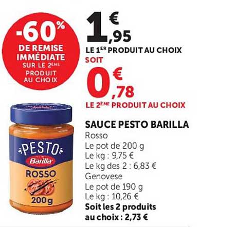 SAUCE PESTO BARILLA