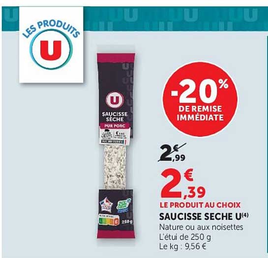 SAUCISSE SECHE U