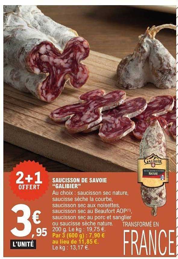 SAUCISSON DE SAVOIE "GALIBIER