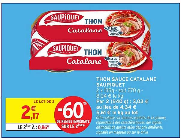 Saupiquet Thon Catalane