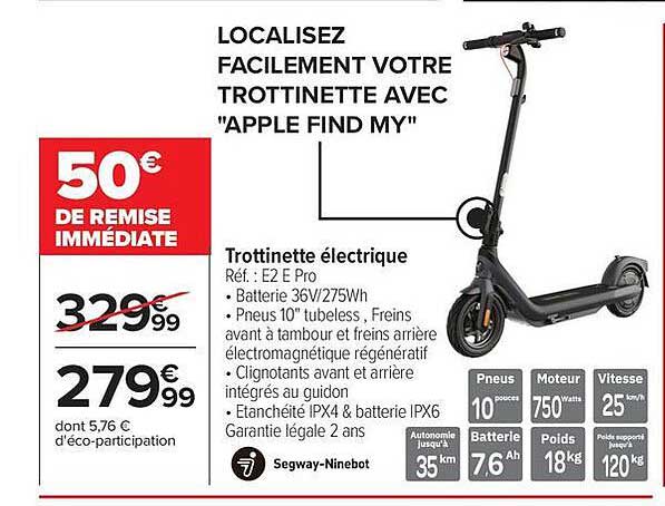 Segway-Ninebot Trottinette électrique