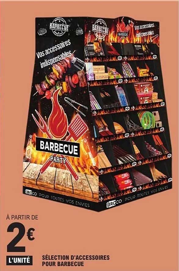 SÉLECTION D'ACCESSOIRES POUR BARBECUE