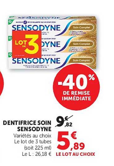 Sensodyne Dentrifice Soin