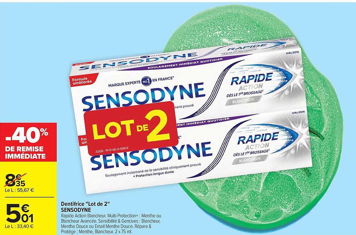 SENSODYNE RAPIDE ACTION