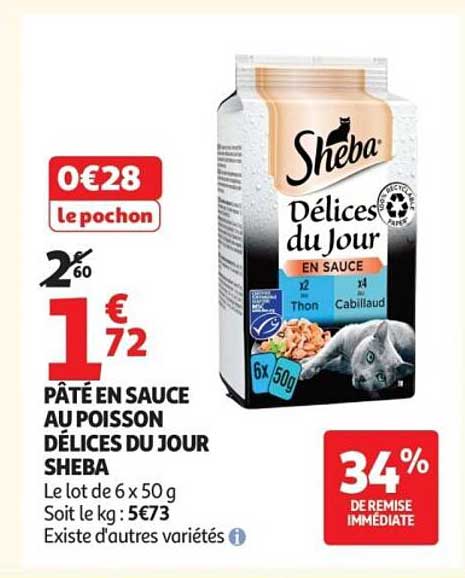 Sheba Délices du jour