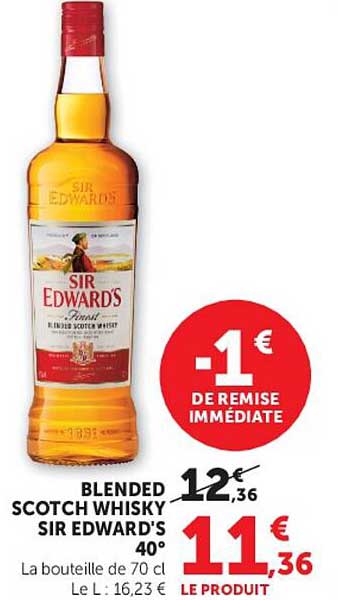 SIR EDWARD'S Blended Scotch Whisky