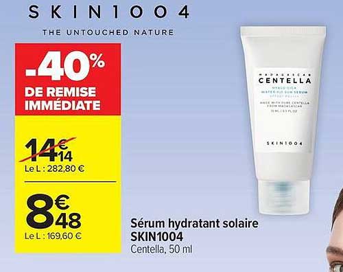 SKIN1004 Sérum hydratant solaire