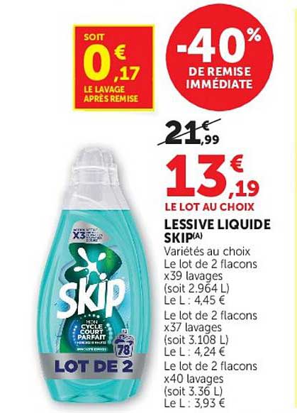 Skip LESSIVE LIQUIDE