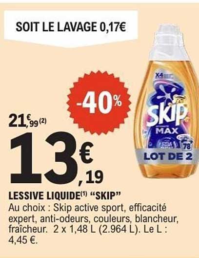Skip Lessive liquide