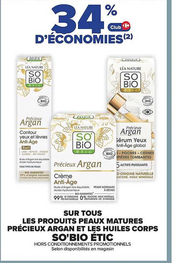 SO'BIO ÉTIC Précieux Argan
