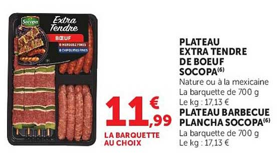 Socopa Extra tendre de boeuf