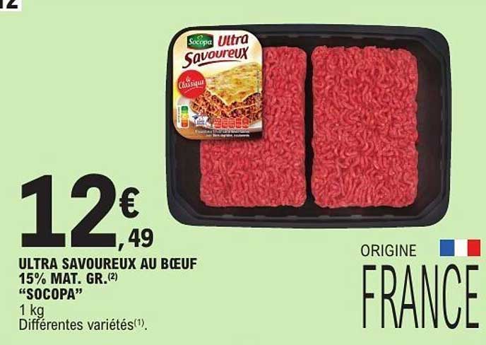 Socopa Ultra Savoureux au Bœuf